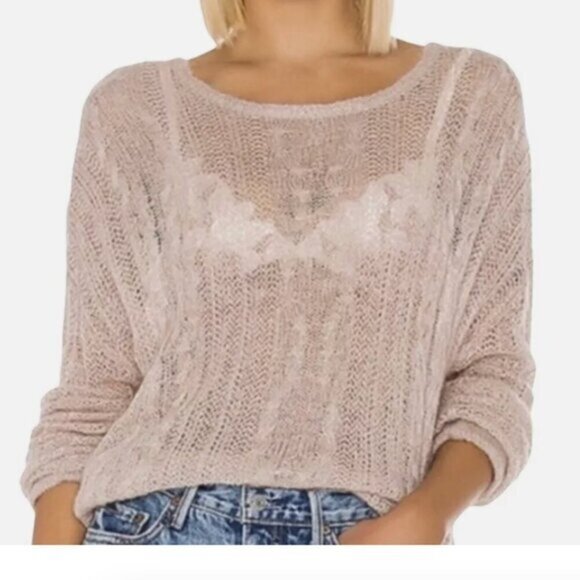 Free People Angel Soft Frappucino sweater - Picture 1 of 5
